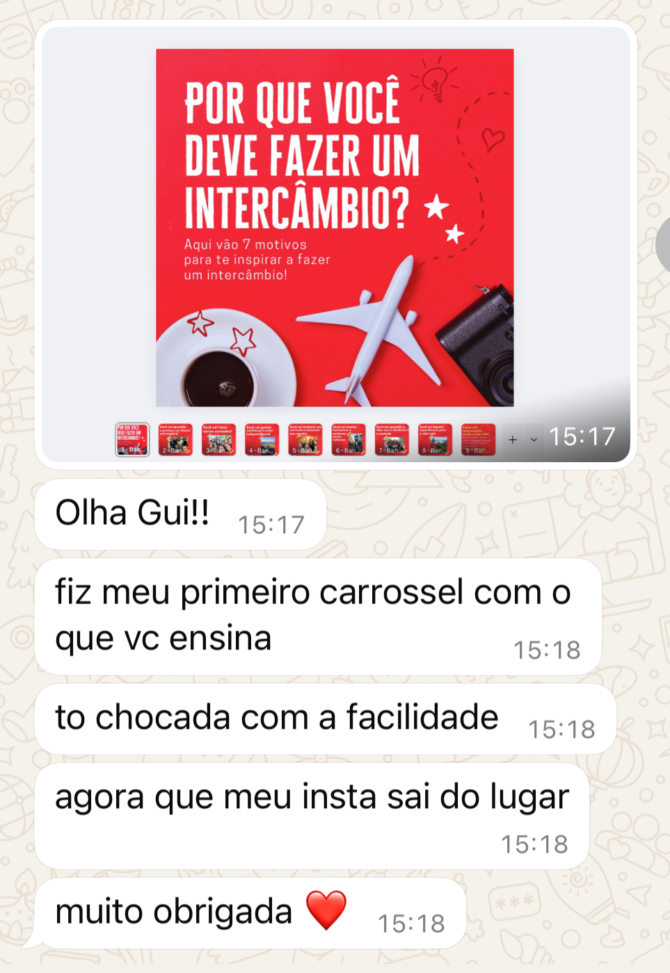 Depoimento de aluno 7